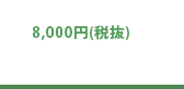 8,000円(税抜)